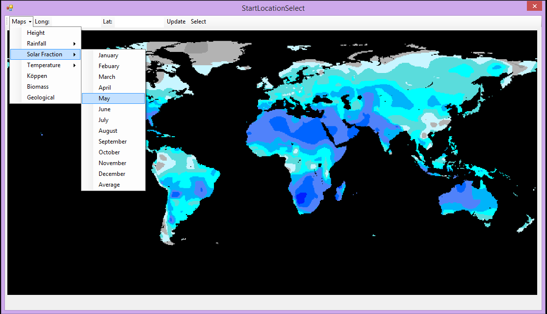 Solar Fraction Data